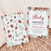 Invitation Baby Shower de Noël