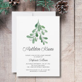 Invitation Baby shower de Noël