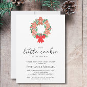 Invitation Baby shower de Noël