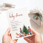 Invitation Baby shower de Noël