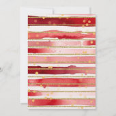 Invitation Baby shower de Noël (Dos)