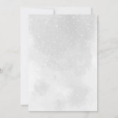 invitation baby shower de noël bauble (Dos)