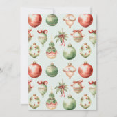 Invitation Baby shower de Noël Rocse Horse (Dos)