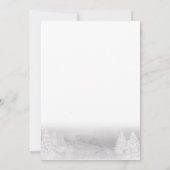 Invitation Baby Shower de Noël Santa Baby Hiver (Dos)