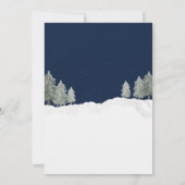 Invitation Baby shower de Noël vintage Red Truck (Dos)