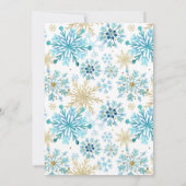 Invitation baby shower de noisette Hiver (Dos)