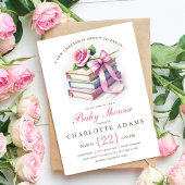 Invitation Baby shower de nouveau chapitre