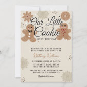 Invitation Baby shower de pain d'épices | Little Cookie (Devant)