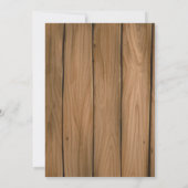 Invitation Baby shower de panier à fraise (Dos)