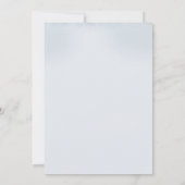 Invitation Baby shower de papillons aux fleurs d'éléphants (Dos)