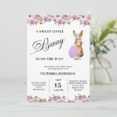 Invitation Baby-Shower de Pâques (Debout devant)