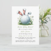 Invitation Baby shower de Pâques (Debout devant)