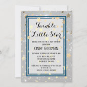 Invitation Baby shower de Parties scintillant en or Twinkle L (Devant)