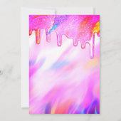 Invitation Baby shower de Parties scintillant Holographique N (Dos)