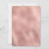 Invitation Baby shower de Parties scintillant or Rose Glam (Dos)