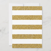 Invitation Baby shower de Parties scintillant rose (Dos)