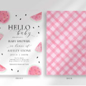 Invitation Baby shower de pastèque