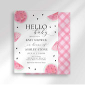 Invitation Baby shower de pastèque