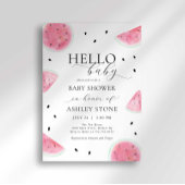 Invitation Baby shower de pastèque