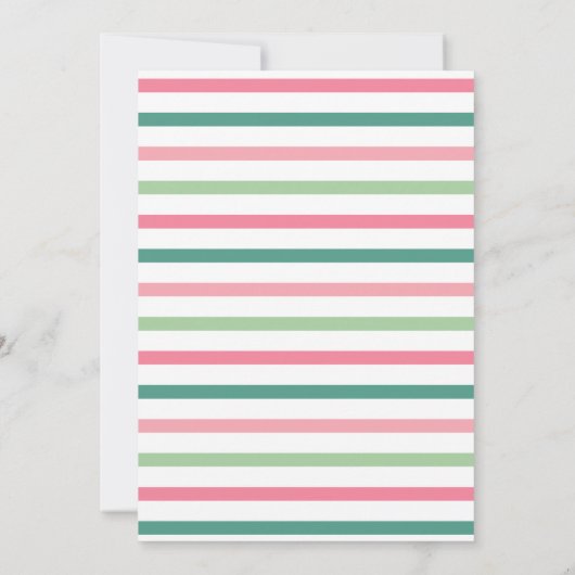 Invitation Baby shower de pastèque (Dos)