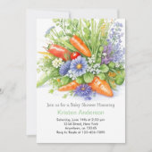 Invitation Baby shower de patchs chouette (Devant)