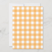 Invitation Baby shower de patchs Disco Citrouille (Dos)