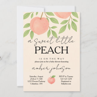 Invitation Baby shower de pêche