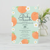Invitation Baby shower de pêche (Debout devant)