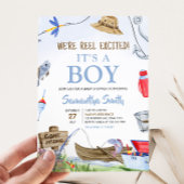 Invitation Baby shower de pêche