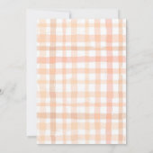 Invitation Baby shower de pêche | Petite pêche (Dos)