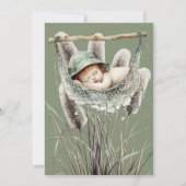 Invitation Baby shower de pêche pour petits pêcheurs (Dos)