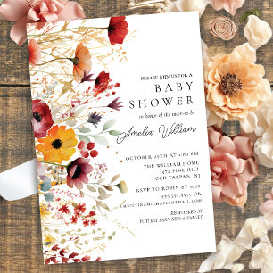 Invitation Baby shower de perfection pétale