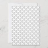 Invitation Baby shower de perle rose pour fille ethnique (Dos)