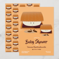 Baby shower de personnages de Cartoon Brown White 
