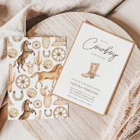 Baby Shower de petit cow-boy western rodeo