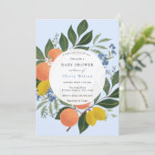 Invitation Baby shower de petit garçon Cutie (Debout devant)