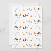 Invitation Baby shower de petit garçon de Halloween Boo (Dos)