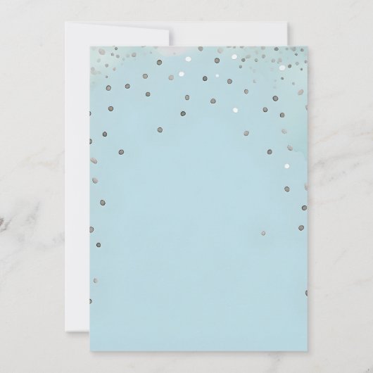 Invitation Baby shower de petit garçon Peter lapin (Dos)