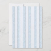 Invitation Baby shower de petit garçon Peter lapin (Dos)