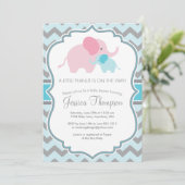 Invitation Baby shower de Petite Arachide (Debout devant)