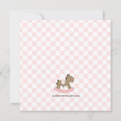 Invitation Baby shower de petite fille Figur (Dos)