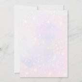 Invitation Baby shower de petite papillon (Dos)