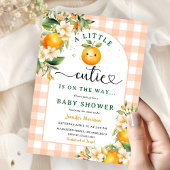 Invitation Baby shower de petites villes Citrus Neutre pour l