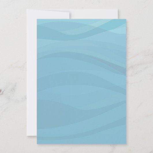 Invitation Baby shower de phoques (Dos)