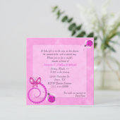 Invitation Baby shower de Pink Bugs Couple (Debout devant)