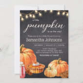 Invitation Baby shower de pique-nique d'automne Little Citrou (Devant)