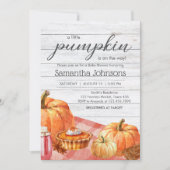 Invitation Baby shower de pique-nique de Little Citrouille Fa (Devant)