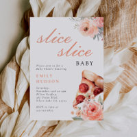 Baby shower de pizza en tranches