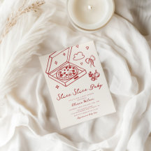 Baby shower de pizza pour bébés Slice Slice