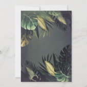 Invitation Baby shower de plage (Dos)